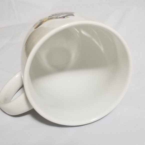 Kliban Cat player on White Threshold Porcelain Coupe Mug 14oz. - Picture 4 of 5